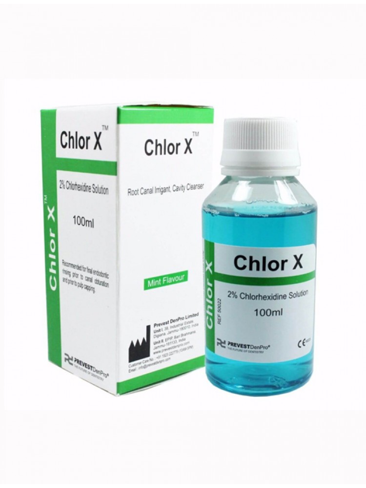 Prevest Chlor X Chlorhexidine Based Root Canal Irrigant